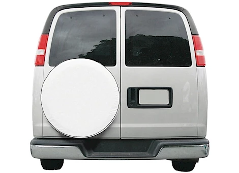 CUSTOM FIT SPARE TIRE COVER SNO WHT-MDL 7 -6-CS- 30IN-30.75IN