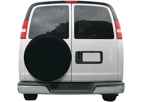 UNIVERSAL SPARE TIRE COVER BLACK -LG -6-CS - 29IN-31IN