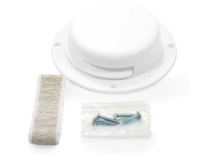 ROOF VENT ASSEMBLY, ROUND, WHITE