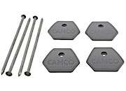 Camco Awning Mat Anchors - Set of 4, Gray
