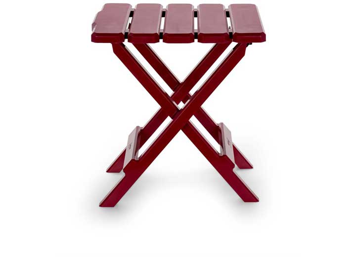 CAMCO ADIRONDACK FOLDING SIDE TABLE - RED, 14"W X 12"D X 15"H