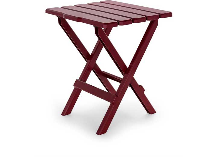 CAMCO ADIRONDACK FOLDING TABLE - RED, 18"W X 15"D X 19.5"H