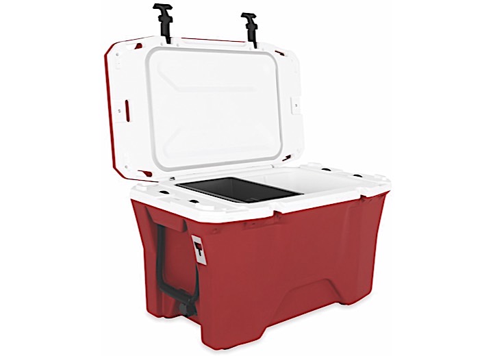 Camco Currituck 30 Quart Premium Cooler - Crimson/White Main Image