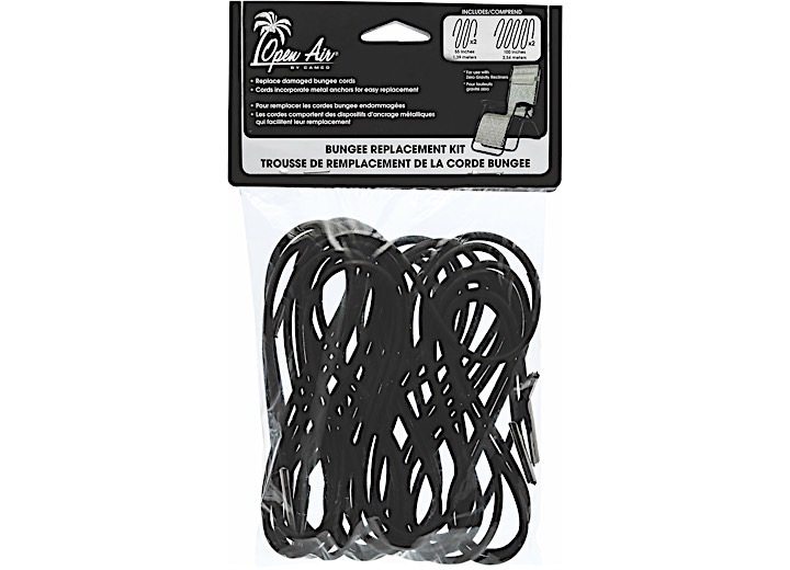 CAMCO ZERO GRAVITY CHAIR STRETCH CORD REPAIR KIT - CONTAINS FOUR CORDS