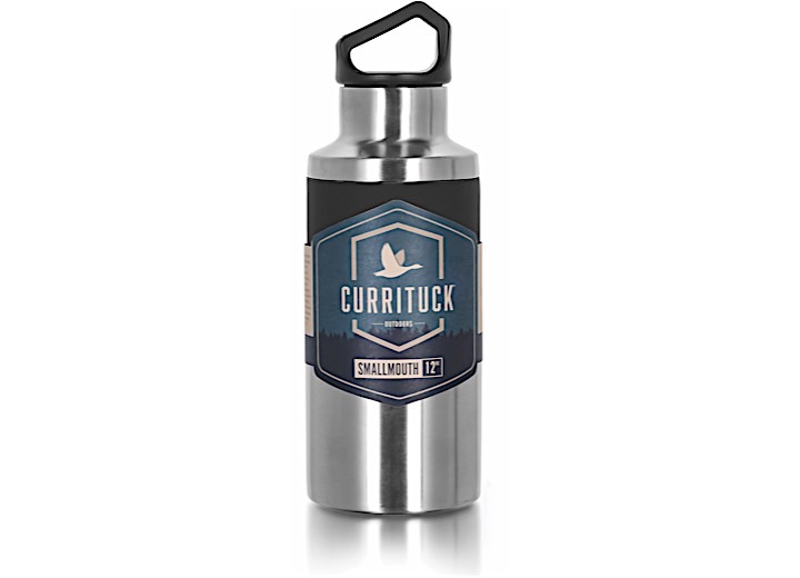 CURRITUCK, SS BOTTLE, 12OZ, STANDARD MOUTH, STAINLESS STEEL