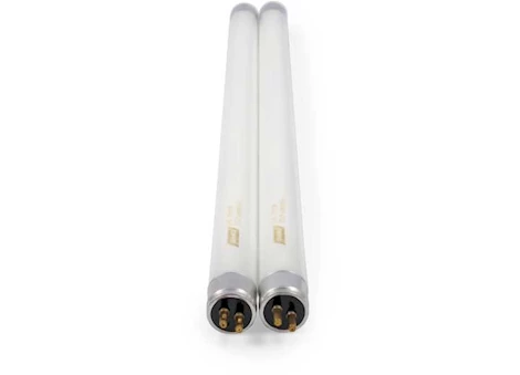 Camco Replacement Fluorescent Light Bulb (2-Pack) – F8T5/CW, 8 Watts, 12”