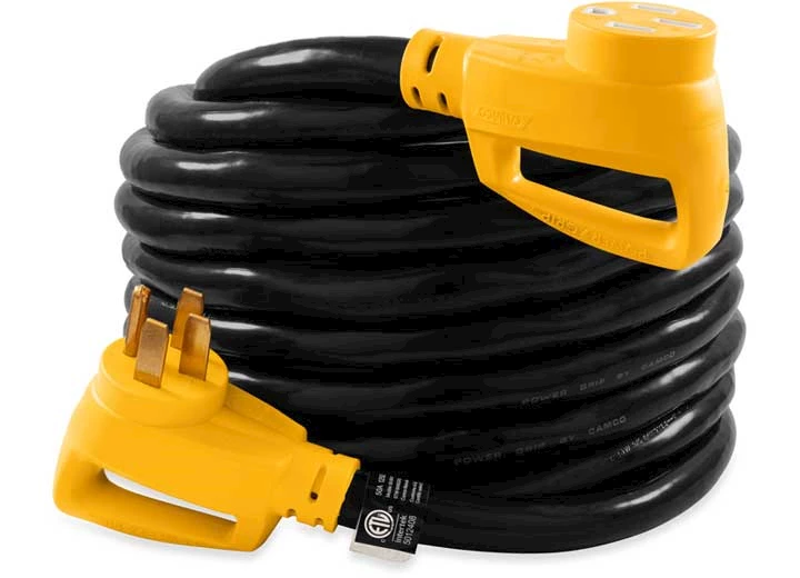 Camco PowerGrip Extension Cord with Carrying Strap - 30 ft., 50 Amp Male to 50 Amp Female