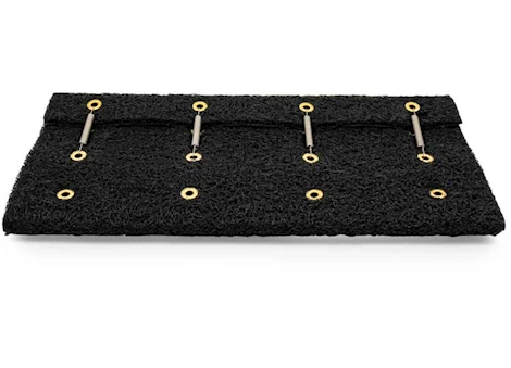 Camco Premium Wrap Around RV Step Scrub Rug - 23" Wide Black|42966