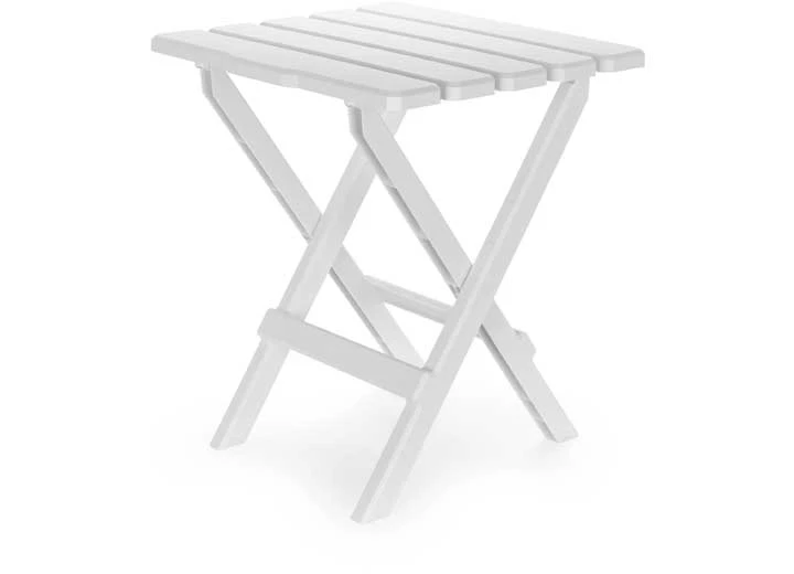 Camco Adirondack Folding Table - White, 18"W x 15"D x 19.5"H