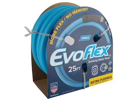 Camco EVOFLEX 25FT DRINKING WATER HOSE, 5/8IN ID