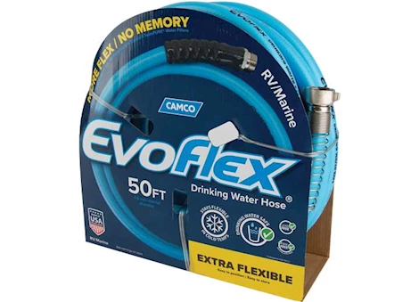 Camco EVOFLEX 50FT DRINKING WATER HOSE, 5/8IN ID