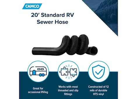 Camco HTS Standard RV Sewer Hose - 20 ft. Main Image