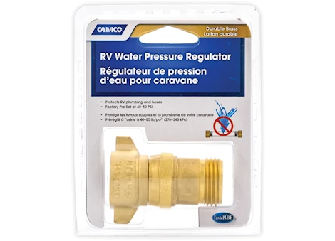 CAMCO WATER PRESSURE REGULATOR - BRASS 3/4"
