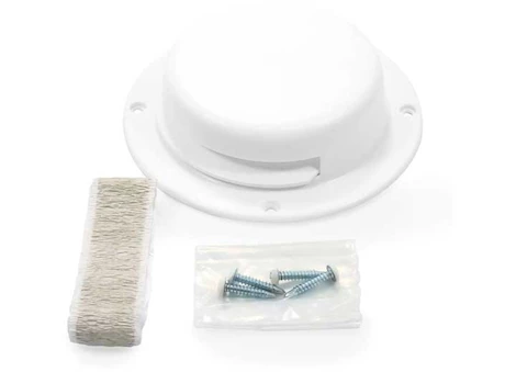 ROOF VENT ASSEMBLY, ROUND, WHITE