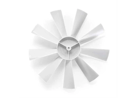 CAMCO REPLACEMENT RV VENT FAN BLADE FOR CLOCKWISE INTAKE / COUNTERCLOCKWISE EXHAUST – WHITE