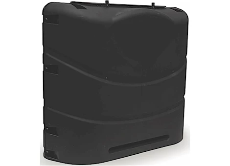 CAMCO RV PROPANE TANK COVER FOR TWO 20 LB. OR 30 LB. STEEL TANKS – BLACK
