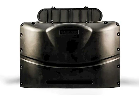 CAMCO RV PROPANE TANK COVER FOR TWO 20 LB. STEEL TANKS – BLACK