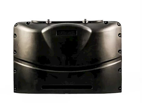 CAMCO RV PROPANE TANK COVER FOR TWO 20 LB. STEEL TANKS – BLACK