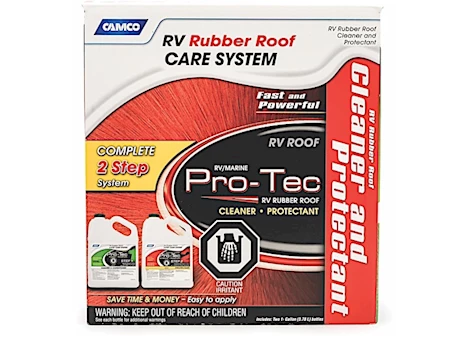 CAMCO PRO-TEC RV RUBBER ROOF CARE SYSTEM (BILINGUAL)