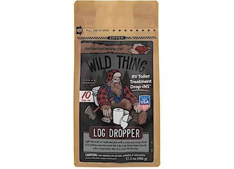 WILD THING, LOG DROPPER DROP-INS, 10/BAG