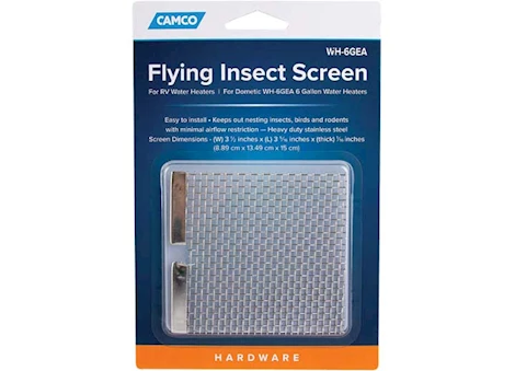 Camco FLYING INSECT SCREEN-WH6GEA WATER HEATER DOMETIC (E)