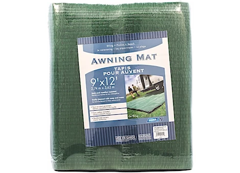 Camco Reversible Awning Mat - 9' x 12' Green