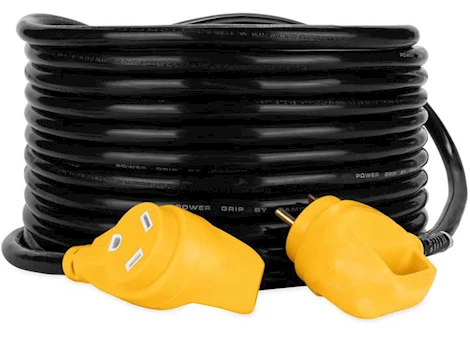 Camco PowerGrip Extension Cord with Carrying Strap - 50 ft., 30 Amp Male to 30 Amp Female