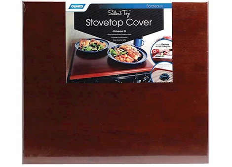 CAMCO SILENT TOP RV STOVETOP COVER – BORDEAUX
