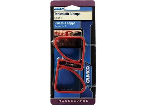Camco Tablecloth Clamps - Pack of 4