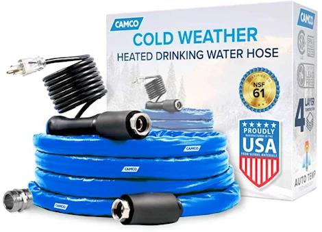 Camco TastePURE Heated Drinking Water Hose - 12 ft. 5/8" ID