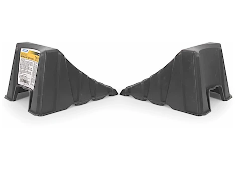 Camco Nesting Wheel Chocks For Tires Up To 26" - Dark Gray|44418