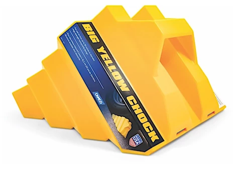 CAMCO BIG YELLOW WHEEL CHOCK FOR UP TO 30" TIRES