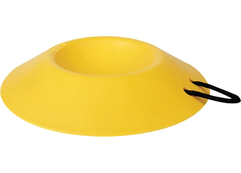 Camco RV Wheel Dock for Trailer Tongue Wheel - Yellow