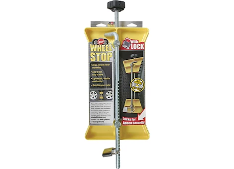 CAMCO LOCKING WHEEL STOP WITH PADLOCK