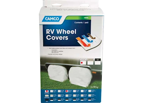 Camco COVER,WHEEL&TIRE PROTECTORS 30-32IN,ARCWH VINYL, SET OF 2