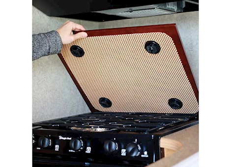 Camco Silent Top RV Stovetop Cover – Bordeaux