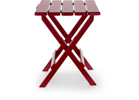 Camco Adirondack Folding Table - Red, 18"W x 15"D x 19.5"H Main Image