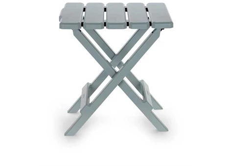 Camco Adirondack Folding Side Table - Gray, 14"W x 12"D x 15"H Main Image