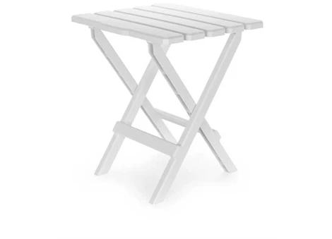 Camco Adirondack Folding Table - White, 18"W x 15"D x 19.5"H