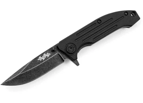 KNIFE, FOLDING, 6-1/2IN OPEN, 3-5/8IN CLOSED, SPRING ASSIST