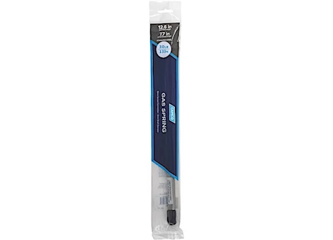 GAS LIFT SPRING, 12.6IN EXTENDED, 7.7IN COMPRESSED, 30LB, SS
