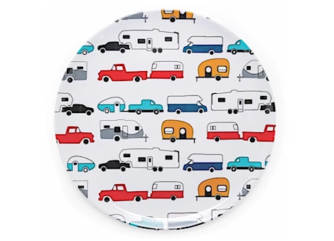 Camco Life Is Better At The Campsite Dinner Plate - RV Pattern Main Image