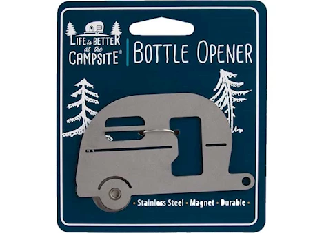 Camco Libatc, rv bottle opener w/magnet, stain less steel Main Image