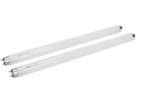 CAMCO REPLACEMENT T8 FLUORESCENT LIGHT BULB (2-PACK) – F15T8/CW, 15 WATTS, 18”