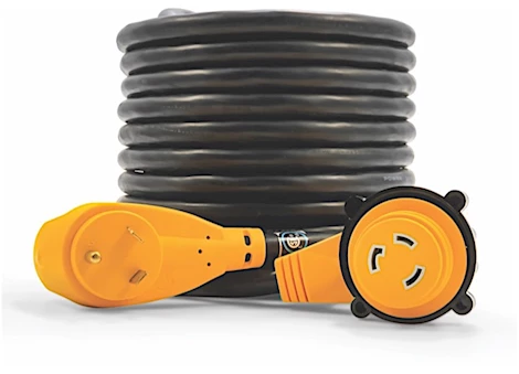 CAMCO POWERGRIP EXTENSION CORD - 50 FT. 30 AMP MALE TO 30 AMP FEMALE LOCKING ADAPTER