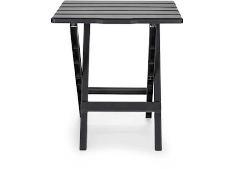 Camco Adirondack Folding Table - Charcoal, 18"W x 15"D x 19.5"H
