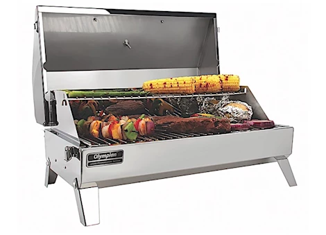 Camco Olympian 6500 Premium Stainless Steel Portable LP Gas Grill