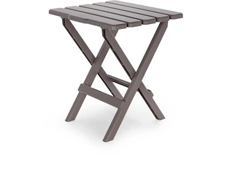 Camco Adirondack Folding Table - Taupe, 18"W x 15"D x 19.5"H | 51887