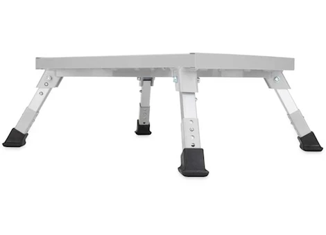 Camco Aluminum Step Platform - Adjustable Legs | 43676