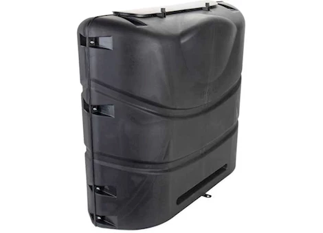 Camco RV Propane Tank Cover for two 20 lb. or 30 lb. Steel Tanks – Black|40539